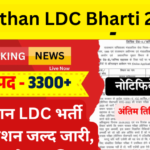 Rajasthan LDC Bharti 2026